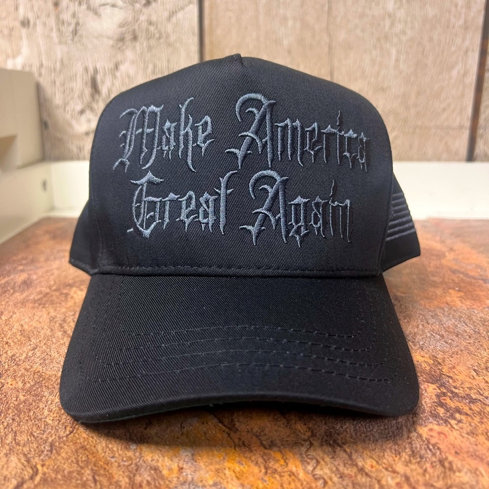 Donald Trump Cali-Fame Official Elon Dark Gothic MAGA Hat Limited Edition Cap
